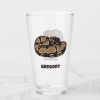 Ball Python Snake, Brown et Tan Personnalisé