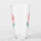 Verre Ballerina Cochon de Carton mignon (Droite)