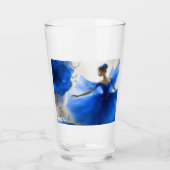 Verre Ballet élégant en bleu indigo (Devant)