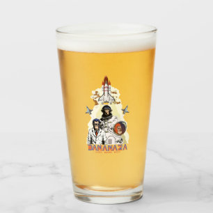 Verre BANANAZA : Équipe de singes de l'espace