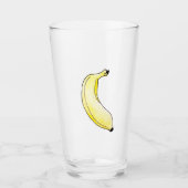 Verre banane aquarelle (Devant)