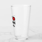 Verre Bande dessinée de la boule de cricket coutume Nom  (Gauche)