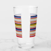 Verre Bandes chaudes et colorées (Gauche)