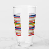 Verre Bandes chaudes et colorées (Droite)