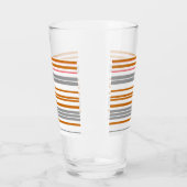 Verre Bandes marron gris mignonne (Gauche)