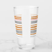 Verre Bandes marron gris mignonne (Droite)