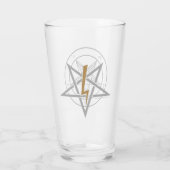 Verre Baphomet et Anton LaVey Sigil Glass (Dos)