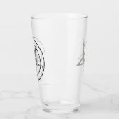 Verre Baphomet et Anton LaVey Sigil Glass (Gauche)