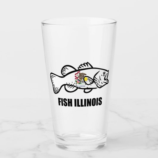 Verre Bar Illinois Bass (Devant)
