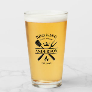 Verre Barbecue BBQ King Personnalisé