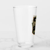 Verre Barre Étiquette de brassage de bière foncée Stout (Droite)