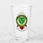 Verre Barrett Irish Shield & Claddagh Beer (Dos)
