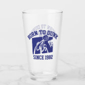 Verre Basket-ball personnalisable d'anniversaire (Devant)