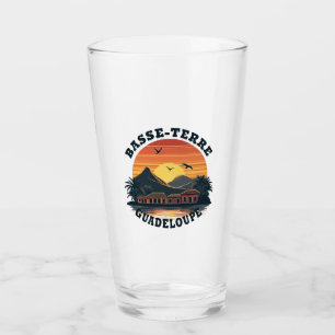 Verre Basse-Terre Guadeloupe Sunset Glass