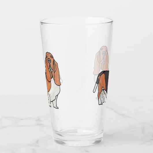 Verre Basset Hound (Droite)