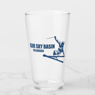 Verre Bassin Blue Sky Colorado Skier