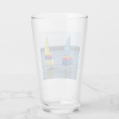 Verre Bateaux à voile sur Silver Lake (Dos)