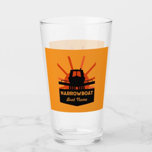 Verre Bateaux Étroits Et Cadeaux Canalboat (Devant)