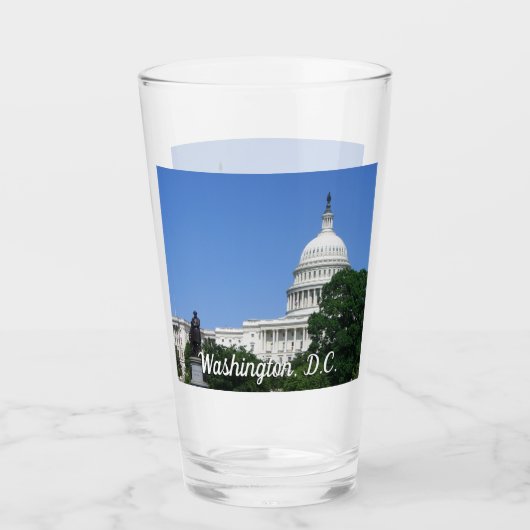 Verre Bâtiment du Capitole à Washington DC (Devant)