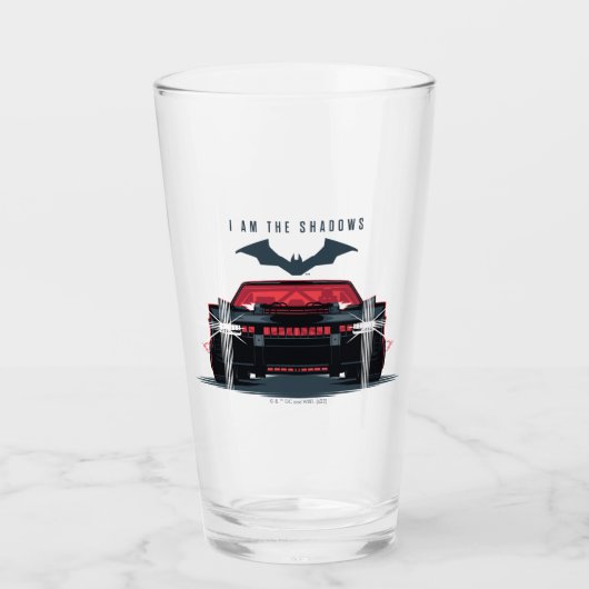 Verre Batman Batmobile - Je Suis L'Ombre (Devant)