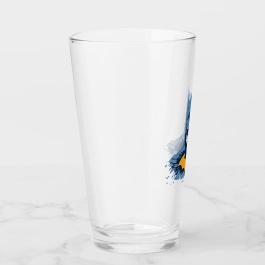 Verre Batman Bust brisé Avec Logo Or (Droite)