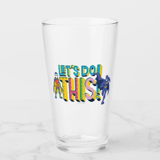 Verre Batman | Faisons ceci (Devant)