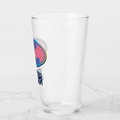 Verre Batman | Logo Pink Polka Dot (Gauche)