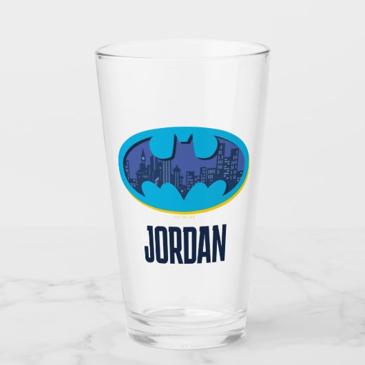 Verre Batman | Symbole de la ville de Gotham (Devant)