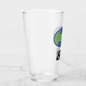 Verre Batman | Symbole pourpre et vert (Droite)