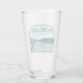 Verre Bâton de pêche du lac Belews en Caroline du Nord (Dos)