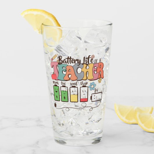 Verre Batterie à vie de l'enseignant (Devant glace)