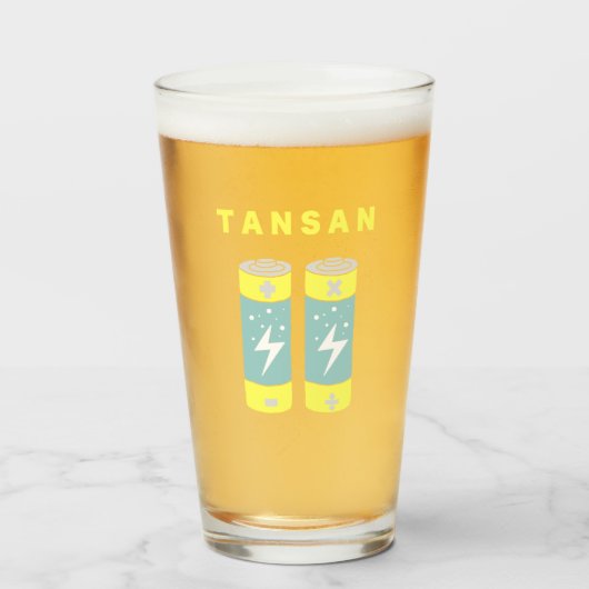 Verre Batteries TANSAN (Devant (rempli))