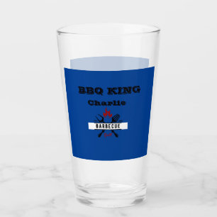 Verre BBQ KING Texte modifiable