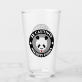 Verre Be cautious Naught Panda (Devant)