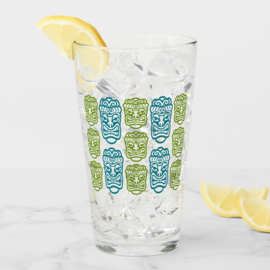 Verre Beach Bar Party Retro Tiki (Devant glace)