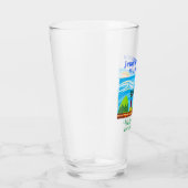 Verre Beach Destination Tropical Mariage Hawaii Pint (Droite)