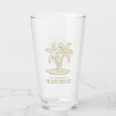 Verre Beach House Palm Trees Gold ID623 (Dos)