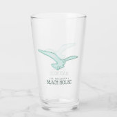 Verre Beach House Seagull Aqua Blue ID623 (Dos)
