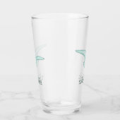 Verre Beach House Seagull Aqua Blue ID623 (Droite)
