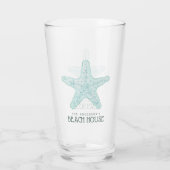 Verre Beach House Starfish Aqua Blue ID623 (Dos)