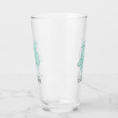 Verre Beach House Turtle Aqua Blue ID623 (Gauche)