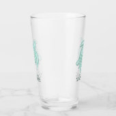 Verre Beach House Turtle Aqua Blue ID623 (Droite)