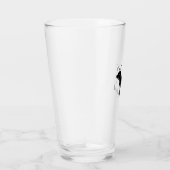 Verre Beagle Dog � Halloween Moon Silhouette Oversized T (Droite)