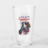 Verre Beagle patriotique (Dos)
