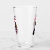 Verre Beagle patriotique (Gauche)