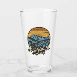 Verre Beartooth Highway Montana Wyoming Retro