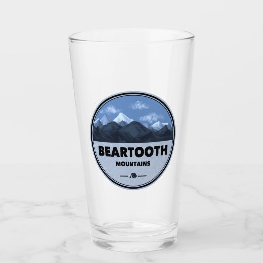 Verre Beartooth Mountains Montana Wyoming Camping (Devant)