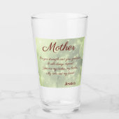 Verre Beau poème de mère personnalisée (Devant)