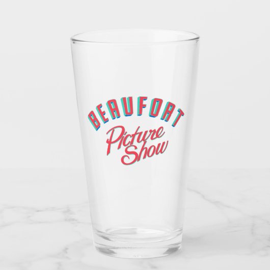 Verre Beau Show Pint Glass (Devant)