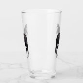 Verre Beau Stallion Cheval du Quartier Noir (Gauche)